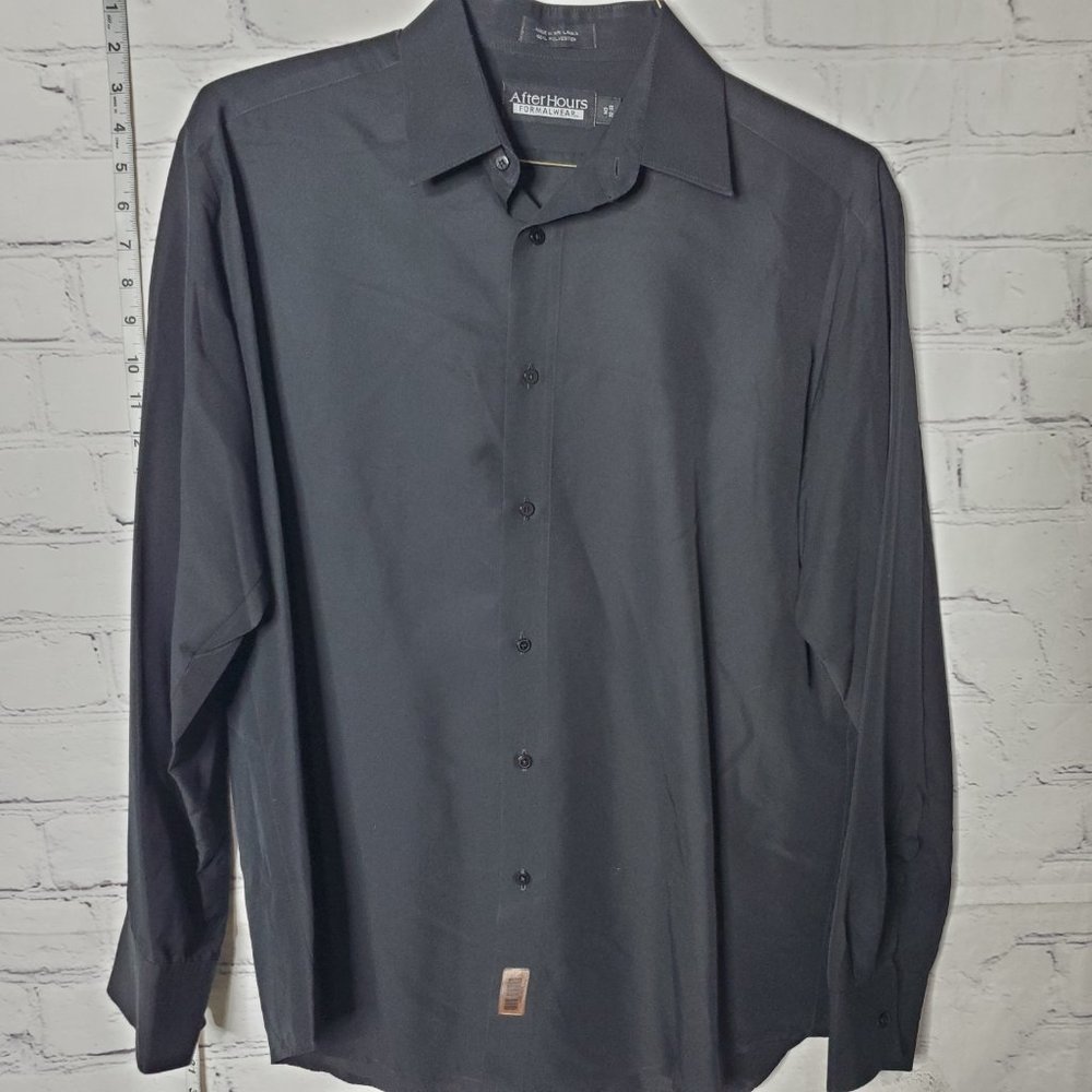 After Hours Formal Wear Dress Shirt in Black